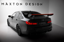 BMW 5 / M5 Sedan G30 / F90 2017-2020 Kolfibervinge med Smal Infästning och LED-Ljus Maxton Design